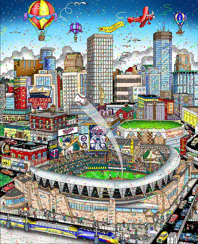 Charles Fazzino MLB 2014 All-Star Game: Minneapolis (DX)